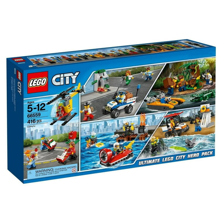 ramme Drama Sølv LEGO City Super Pack Set LEGO 66559 - Walmart.com