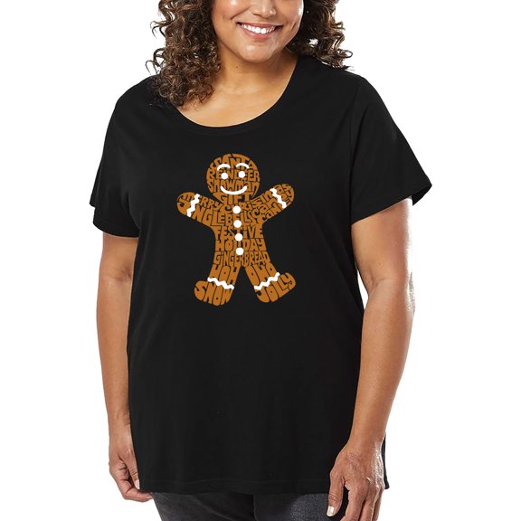 Gingerbread - Women's Plus Size Word Art T-Shirt