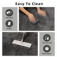 thumbnail image 7 of LUOVEN Plush Soft Shag Area Rug, 5*8 Fluffy Indoor Carpet for Home Bedroom Living Room, Gray, 7 of 7