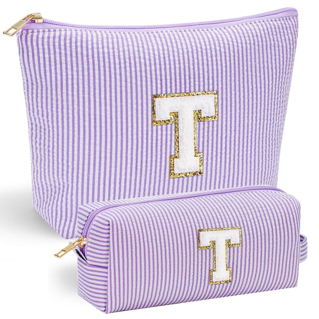 YOOLIFE Preppy Stuff Lindo Neceser de Viaje - Neceser Grande para Maquillaje Neceser de Maquillaje Neceser Personalizado Regalos para Hija Hermana para Mujeres Regalo para Su Dama de Honor Neceser de