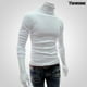 thumbnail image 4 of \ [Yue] Camiseta De Punto Elástico De Color Sólido Suave Para Otoño Inviernopangjing, 4 of 4