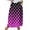 Hot Pink, variant on Maoxin Skirt for Women Women's Printed Elastic Waistband Pleated Pocket Skirt With Mid Calf Skirt ,Purple,S