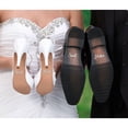 thumbnail image 2 of Lillian Rose Soul Mates Wedding Shoe Stickers, silver, 2 of 2