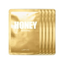 Lapcos Honey Beauty Sheet Mask Set, Nourishing, 5 Sheets, 0.91 fl oz (27 ml) Each