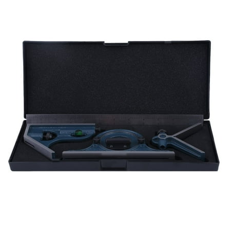 4R 4 PCS Combination Machinist Square Reversing Protractor Angle Square