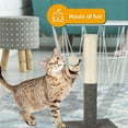 thumbnail image 3 of PAWBEE Cat Scratching Post with Sisal Rope & Hanging Ball Toy, 20”, 3 of 8