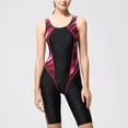 thumbnail image 5 of One Piece Swimsuit Women Wimsuit Training Women's Racing Swimsuit Women's Covering The Belly And Looking Thin And Knee Length Cropped Pants Swimsuit 2025 Swimwears, 5 of 7