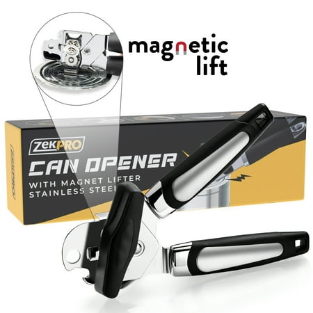 

Zekpro Can Opener Manual Magnet Opener Smooth Edge Stainless