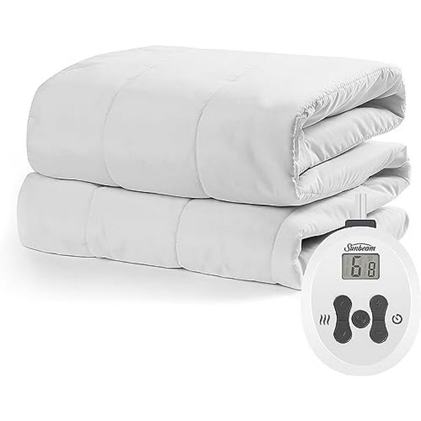 Sunbeam Restful Quilted Heated Mattress Pad Full 12 Heat Settings Auto