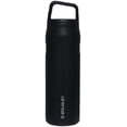 thumbnail image 1 of Botella de agua Stanley IceFlow Cap and Carry+ 700 ml Black Glimmer, 1 of 5