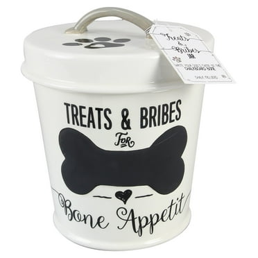 Young's Inc 7"x7"x8" Ceramic Dog Treat Jar