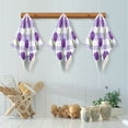 thumbnail image 5 of 6 Pieces of Kitchen Towels Ultra Soft Absorbent Quick Drying Dish Cloths 11×11inch Cute Cartoon Purple Tulips, 5 of 9