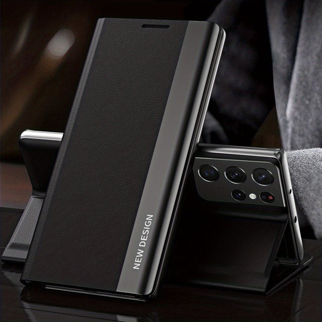 Foldable Mobile Phone Leather Protective Case, For Samsung A14 A73 A13 S21FE A32 A72 Note20 Ultra A51 A71 A12 M53 M33 A42 A24 A33 A53 M14 M23