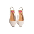 thumbnail image 2 of Ashley Kahen Salsa Architectural Heel Slingback, Ivory, 6, 2 of 5