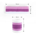 thumbnail image 6 of Tnobhg Sweatbands Set Soft Elastic Moisture Wicking Wristbands Breathable Quick-drying Vibrant Color Headband Athletic Bands Set, 6 of 8