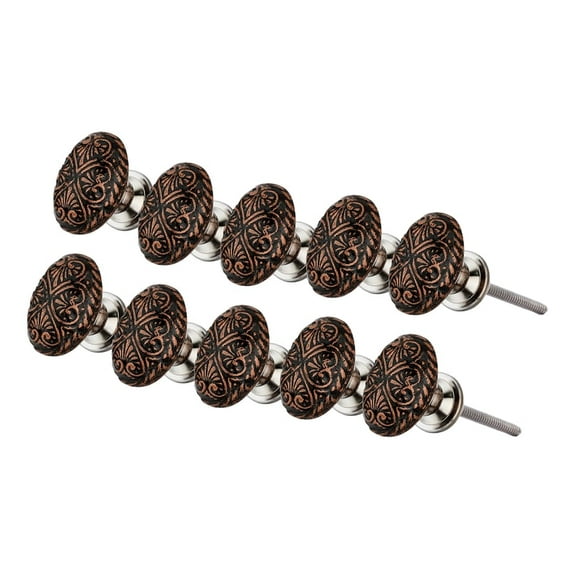 Mascot Hardware Marella Art 2 In. Oval Cabinet Knob - Pack of 10