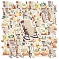 thumbnail image 3 of 35pcs-50pcs Relaxation Stickers Rocking Chair Spa Stickers Aromatherapy Stickers for Luggage Phone Laptop, 3 of 9