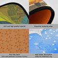 thumbnail image 2 of 2-Piece Kitchen Mat Set Non Slip Washable Floor Mats Decorative Rugs for Kitchen Sink Laundry Black Cat Lounging, 2 of 7