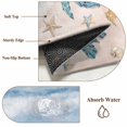 thumbnail image 6 of Rectangle Rug 5x8ft Area Rug, Marine Theme Sea Turtle Starfish Area Rugs for Living Room Bedroom, Ocean Beach Watercolor Art Floor Mat Non-Slip Non-Shedding Carpet Indoor Accent Rugs, 6 of 9