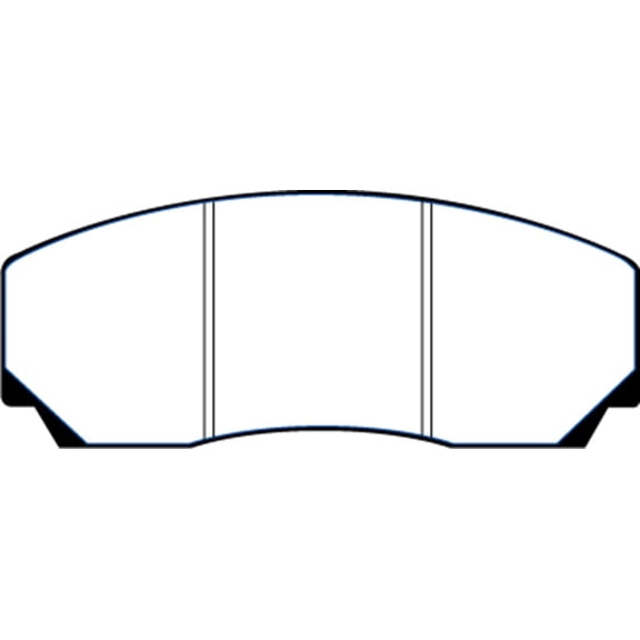 EBC Brakes Yellowstuff 4000 Series Street and Track Brake Pad Set Fits select: 2011-2012 FORD FIESTA, 1999-2004 LOTUS ESPRIT