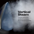 thumbnail image 6 of Steam Iron & Vertical Steamer for Clothes with Scratch-Resistant Durathon Soleplate, 8' Retractable Cord, 3-Way Auto Shutoff, Anti-Drip, 1500 , Blue, 6 of 7