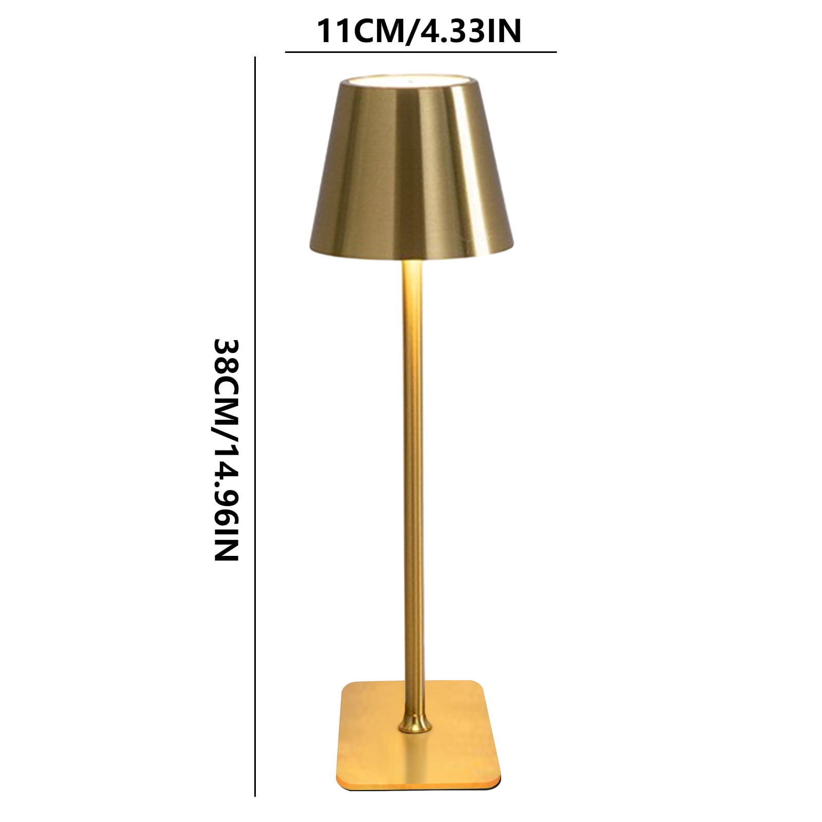 D Desk Lamp 1500Mah Rechargeable Battery Led Table Lamp 3 Color Dimmable Touch Control For Bedroom Reading Office Bar Cordless