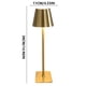 thumbnail image 4 of Xihbxyly Lámpara de Escritorio Led, Luz Inalámbrica Recargable con Batería, Control Táctil Regulable de 3 Colores, Decoración Moderna para Oficina En Casa, Lectura Acogedora En El Dormitorio, Ilumina, 4 of 7