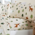 thumbnail image 5 of Great Bay Home Flannel Holiday Printed Sheet Set (Full, Wildlife), 5 of 7