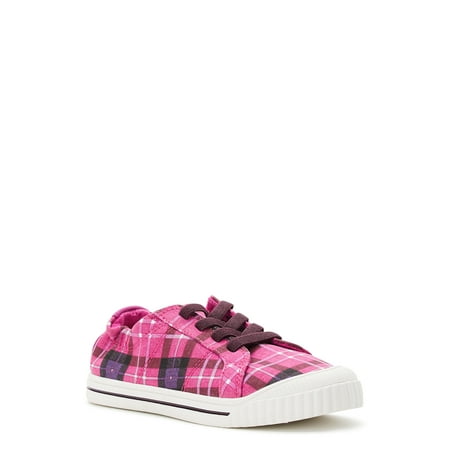

Wonder Nation Little Girl & Big Girl Slip-On Canvas Bump Toe Shoes Sizes 13-5