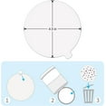 thumbnail image 3 of 72 Pack 4.3-inch Katchy Replacement Rubber Plate, Indoor Rubber Plate Filled with Sticky Card Suitable for Indoor Insect, Fly, and Mosquito Trap, Insect Trap, and Mosquito Lamp (white-72), 3 of 6