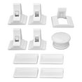 thumbnail image 1 of Sistema De Bloqueo Magnético, 4PCS Cerraduras De Seguridad De Protección Adhesiva Fáciles De Instalar NC Y SIN Función Oculta Con Llave Para Cocina Para Baño, 1 of 8