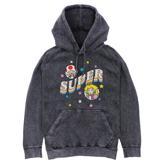 Mens Nintendo Super Princess and Toad Lightweight Hoodie