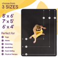 thumbnail image 7 of Extra Thick Non-Slip Yoga Mat, 6' x 4' x 8mm, Barefoot Exercise & Fitness, 7 of 7