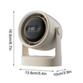 thumbnail image 2 of 3-Speed USB Rechargeable Circulating Desk Fan with Night Light and Aromatherapy Function, Quiet Portable Desktop Fan for Bedroom Office Sleep Relaxation Night Use, 2 of 9