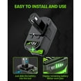thumbnail image 5 of 2Pack 18V 8.0 Ah HIGH Capacity Battery for Ryobi ONE+ System P102 P103 P105 P107 P108 P109 P122 18-Volt w/LED Gauge Indicator Cordless Tool Battery, 5 of 7