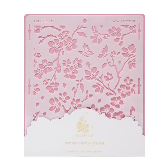 Lacupella Cake Stencil MAIA - Sakura Pattern