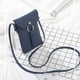 thumbnail image 1 of Bolsa de hombro casual mini para mujeres en azul, bolsa pequeña simplemente para teléfono móvil, bolsa de ocio cuadrada mini, bolsa de hombro cruzada mini para teléfono móvil, 1 of 8