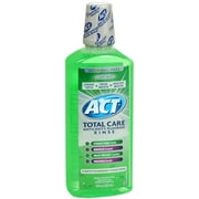 ACT Total CARE Anticavity Fluoride Rinse Fresh Mint 18 oz (Pack of 6)