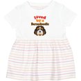 thumbnail image 3 of Inktastic Bernedoodle Dog Lover Girls Baby Dress, 3 of 5