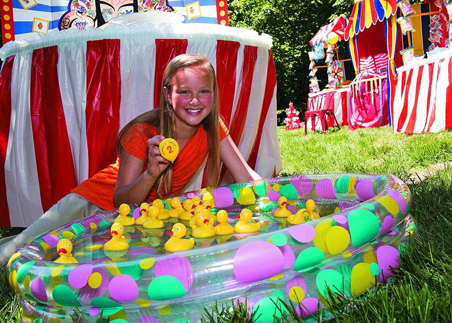 Fun Express Duck Pond Pool Kiddie Pool Multicolor 1 Piece 3 ft