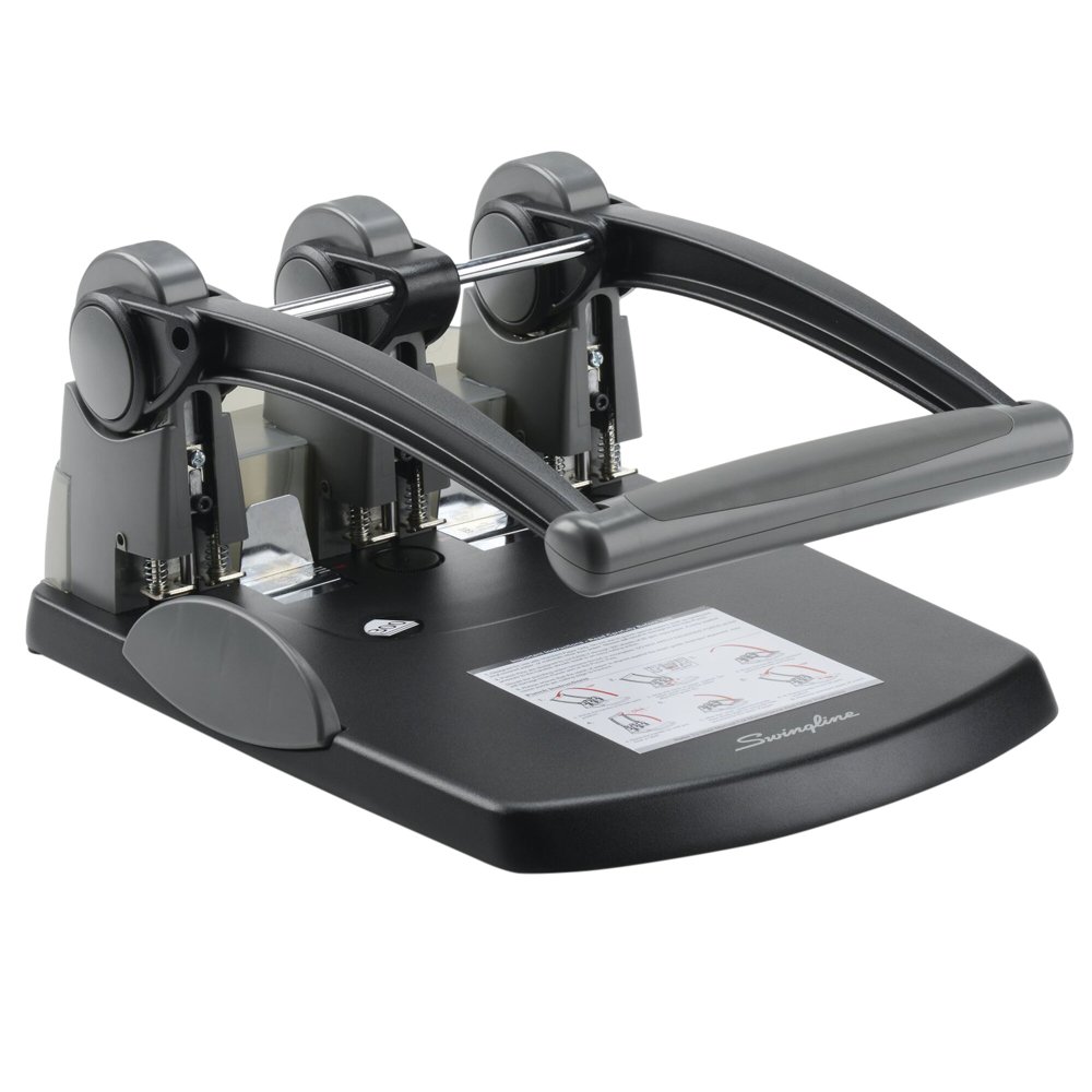 Swingline Extra High Capacity 3Hole Punch Fixed Centers 300 Sheets