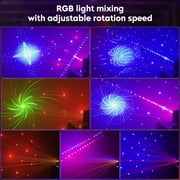 RGB White Strobe Light Stage Effect Lighting 7CH DMX Sound Control for DJ Club Party Show