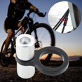 thumbnail image 4 of Durable Bicicletas Aceite Manguera Clip Marco Hebilla Línea Línea Línea Carcasa Tubo Durable Aluminio Freno Guía Manguera Manguera Alquiler Cable Hose Negro plata Macarena Tubo de aceite de bicicleta clip fijo, 4 of 8