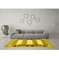 thumbnail image 3 of Ahgly Company Indoor Rectangle Abstract Yellow Contemporary Area Rugs, 6' x 9', 3 of 4