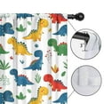 thumbnail image 4 of Blackout Kids Curtains,Colorful Dinosaur and Leaf Pattern Childrens Insulated Curtains Set Of 2,Bedroom Essentials,Toddler Room Decor 42"x54", 4 of 5