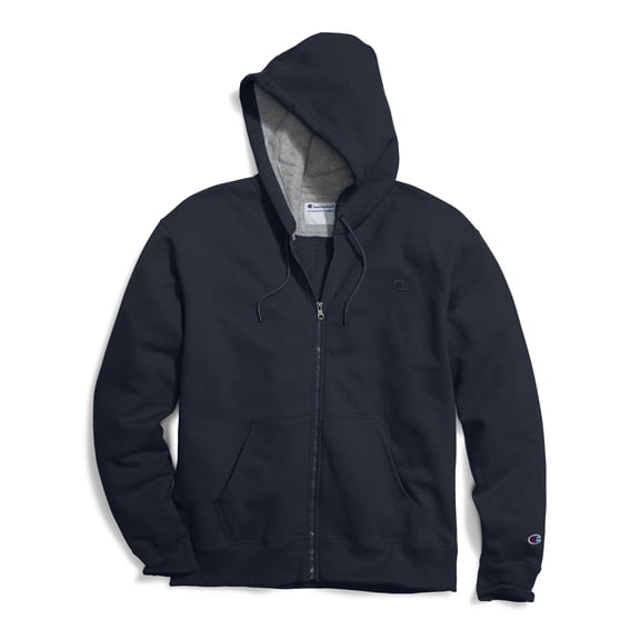 Champion Big & Tall Men's Powerblend Fleece Full Zip Hoodie, up to Size 6XL