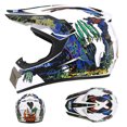 thumbnail image 4 of Greeniant Carreras profesionales de Motocross Casque hors route Casque Moto Capacete Moto Casco todoterreno de dibujos animados para niños Casco Ciclismo Weiße Krallen, 4 of 6