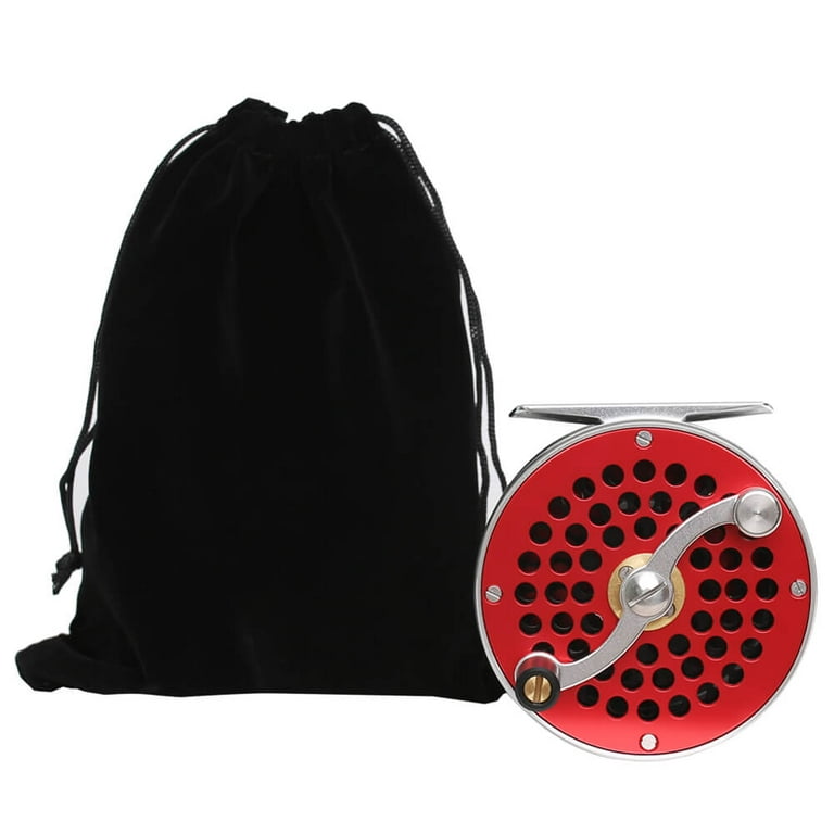 Kylebooker FR03 Classic Fly Reel for #3 to #9 Line Weight, Size: 7/8/9, Red