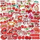 thumbnail image 1 of Paquete de pegatinas Cherry, 50 unidades, vinilo impermeable con dibujos animados de color rojo frut, 1 of 2