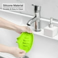 thumbnail image 4 of Silicone Soap box with drain, shower/Bathroom soap holder, Self-draining Waterfall Soap traygreen, 4 of 5